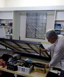 Giường xếp gọn ẩn kệ sách giá rẻ tại Mạnh Tùng