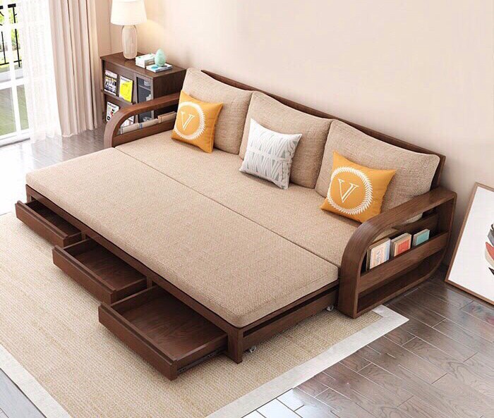 mẫu ghế sofa kết hơp giường ngủ