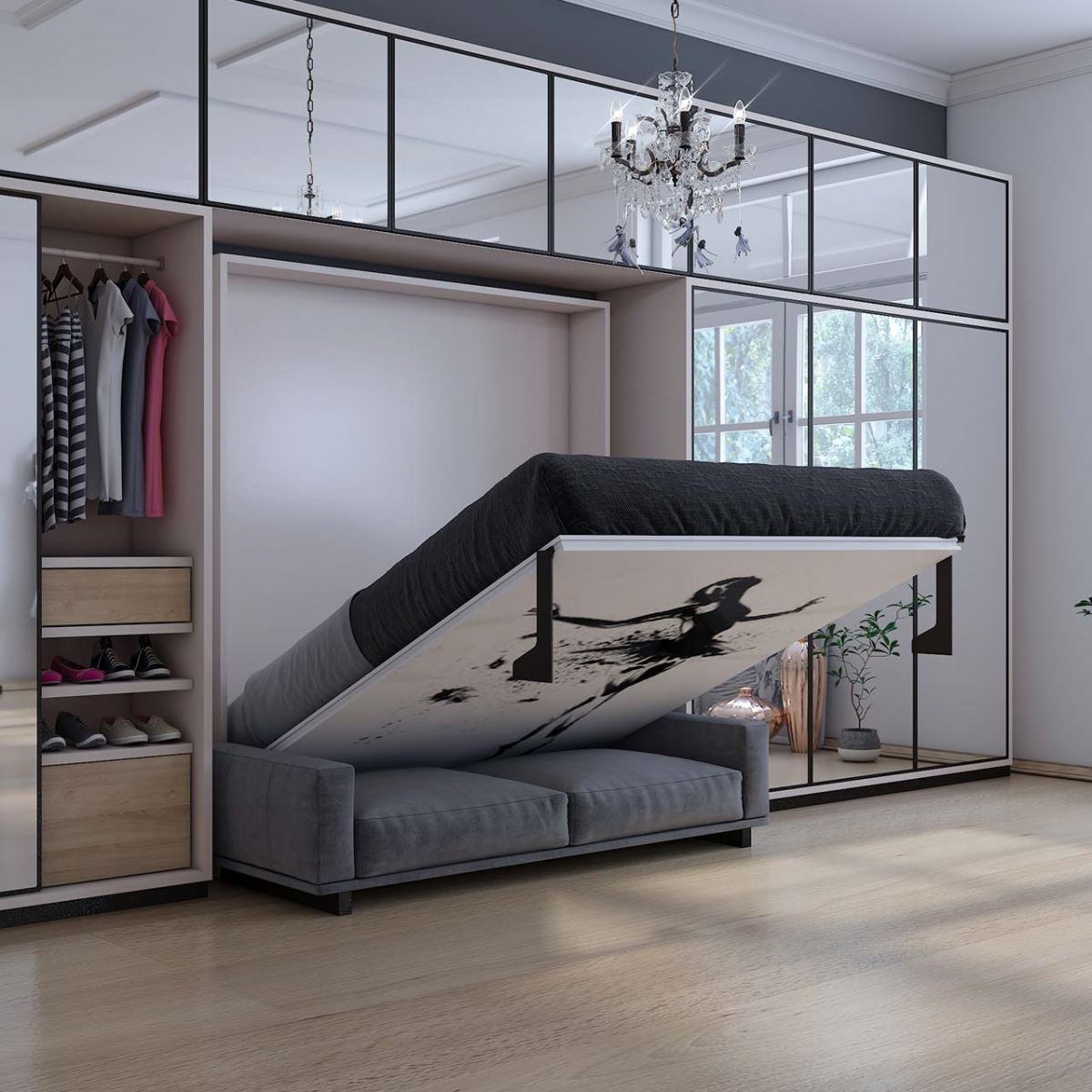 mẫu ghế sofa kết hơp giường ngủ